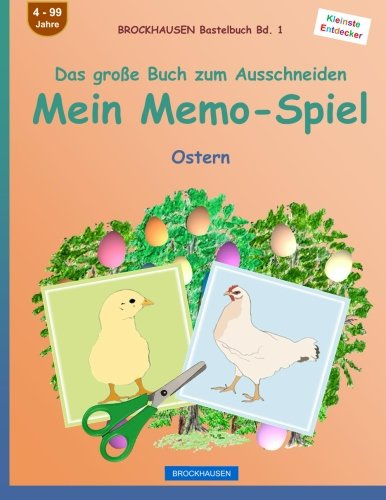BROCKHAUSEN Bastelbuch Bd. 1 - Das große Buch zum Ausschneiden: Mein Memo-Spiel: Ostern