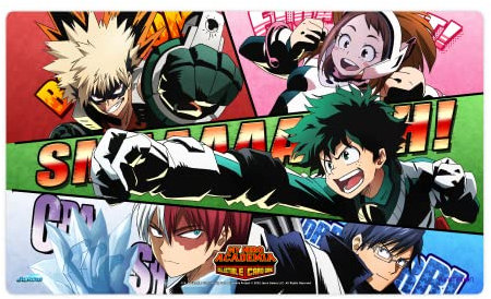 Asmodee North America My Hero Academia Collectible Go Beyond Playmat Wave 2 Crimson Rampage Kartenspiel