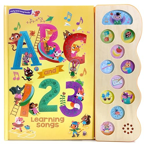 ABC & 123 Learning Songs: Interactive Children's Sound Book (11 Button Sound)