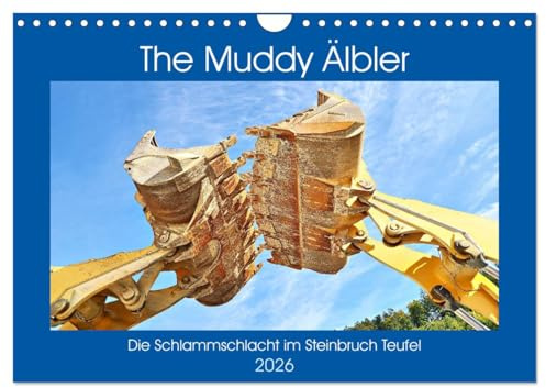 The Muddy Älbler (Wandkalender 2026 DIN A4 quer), CALVENDO Monatskalender: Tolle Schlammschlacht mit Hindernissen. (CALVENDO Sport)