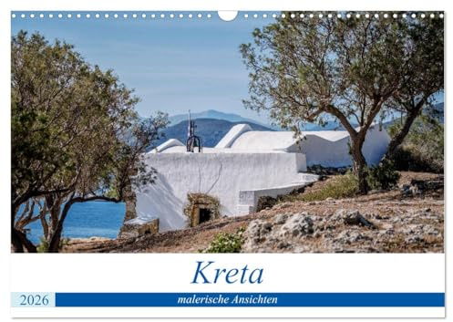 Kreta - malerische Ansichten (Wandkalender 2026 DIN A3 quer), CALVENDO Monatskalender: Kreta - eine vielfältige Paradiesinsel in Griechenland (CALVENDO Orte)