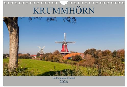 Krummhörn im Panorama-Format (Wandkalender 2026 DIN A4 quer), CALVENDO Monatskalender: Beeindruckende Panorama-Aufnahmen aus Krummhörn in Ostfriesland (CALVENDO Orte)