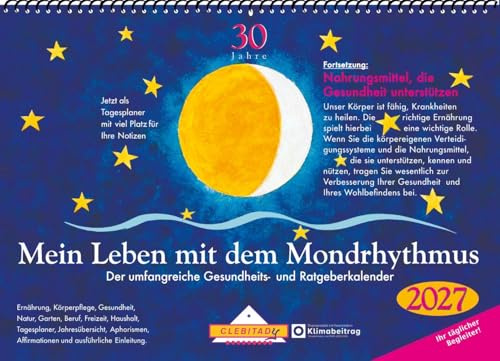 Mein Leben mit dem Mondrhythmus 2027: Aufstellkalender