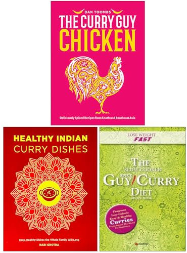 Curry Guy Chicken, Healthy Indian Curry Dishes & The Slow Cooker Spice-Guy Curry Diet Recipe Book 3 Books Collection Set