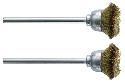 PROXXON Topfbürsten, Messing, 13 mm, 2 Stück, 28963