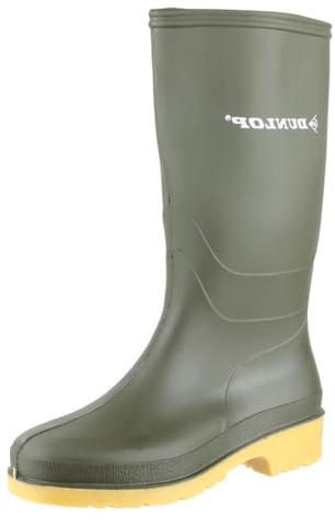DUNLOP Dull, Stivali di Gomma Unisex-Bambini, Green, 31 EU