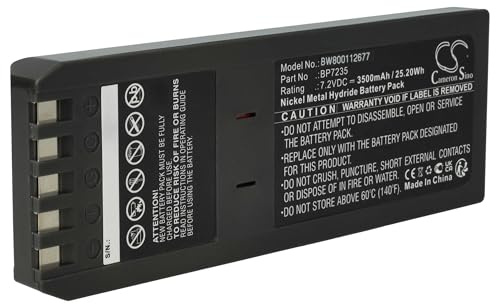 vhbw Akku kompatibel mit Fluke 700 Calibrator | DSP-100, 740 Calibrator, 744 Calibrator Messgerät (3500 mAh, 7,2 V, NiMH)