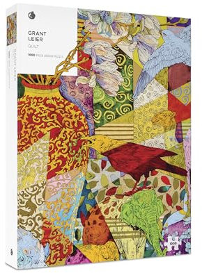 Pomegranate 1000-Piece Jigsaw Puzzle for Adults, Grant Leier's Quilt, Matte Finish, Snug Fit