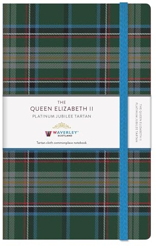 The Queen Elizabeth II Platinum Jubilee Tartan Cloth Large Notebook: Waverley Commonplace Notebooks (Waverley Tartan Cloth Commonplace Notebooks, Band 91)