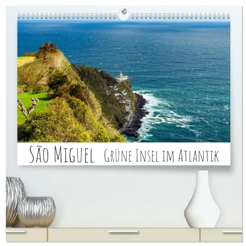 São Miguel - Grüne Insel im Atlantik (hochwertiger Premium Wandkalender 2026 DIN A2 quer), Kunstdruck in Hochglanz: Natur- und Kulturhighlights auf der Azoreninsel (CALVENDO Orte)