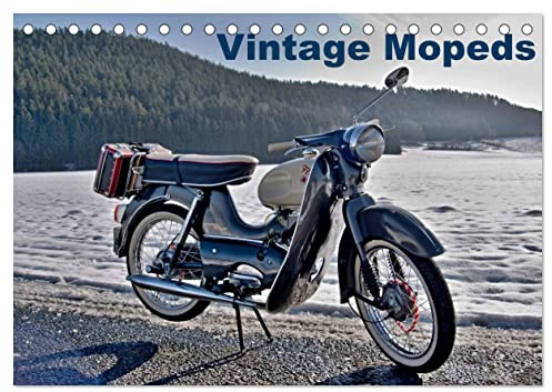 Vintage Mopeds (Tischkalender 2026 DIN A5 quer), CALVENDO Monatskalender: Kleine Krafträder aus vergangenen Zeiten die unser Leben begleitet haben (CALVENDO Mobilitaet)