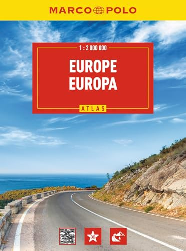 MARCO POLO Reiseatlas Europa 1:2 Mio.: Straßenatlas und Autoatlas, Spiralbindung