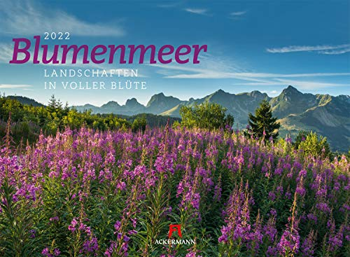 Blumenmeer - Landschaften in voller Blüte, Kalender 2022, Wandkalender im Querformat (45x33 cm) - Landschaftskalender / Naturkalender