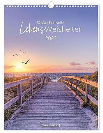 Wochenkalender 2023 LebensWeisheiten: Wochenkalender groß