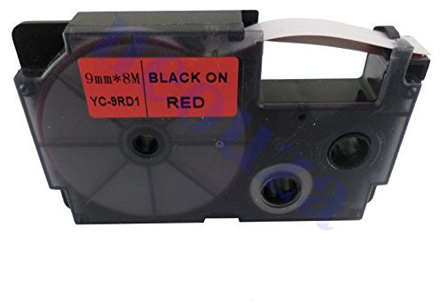 Casio EZ-Label Printer XR-9WE1 Schriftband selbsthaftend 9 mm x 8,0 m schwarz auf weiß