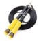 Buddy Lee Jump Ropes Lightweight PVC Rope, Swivel System, Adjustable, Yellow/Black