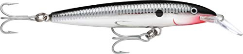 Rapala - Floating Magnum Angelköder - Angelzubehör aus Balsaholz - Süßwasser Spinnköder - Lauftiefe 2,7-3,3m - Fischköder 11cm, 15g - Hergestellt in Estland - Chrome