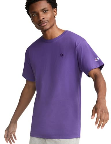 Champion Men's Classic Jersey Tee S Purple