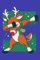 Lustiges Dabbing Rentier Weihnachts - Notizbuch Journal kariert Ca. A5 FORMAT - Notizblock für Schule und Arbeit. Weihnachtsgeschenk Thema ,Rudolf, ... als Weihnachtsgeschenk oder Nikolaus als sü