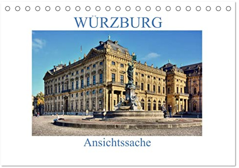 Würzburg - Ansichtssache (Tischkalender 2026 DIN A5 quer), CALVENDO Monatskalender: Spaziergang durch die Residenzstadt Würzburg (CALVENDO Orte)