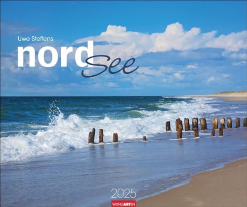 Nordsee Kalender 2025: Atemberaubende Fotos von Uwe Steffens in einem großen Wand-Kalender. Deutsche Nordseelandschaften in einem Kalender im Großformat. 55x46 cm Querformat (Reisekalender Weingarten)