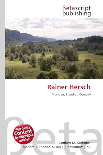 Rainer Hersch: Musician, Stand-up Comedy