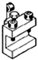 PROXXON 24416 Stahlhalter Element (einzeln) für PD 400
