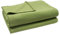 Zoeppritz Decke in der Farbe: Grün, aus 65% Polyester, 35% Viscose hergestellt, Größe: 160x200 cm, 103291-650-160x200