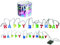 Out of the blue Lichterkette mit 15 LED, Happy Birthday, 3 Mignon Batterien-AA in PVC-Box, circa 2,30 m 57/8011