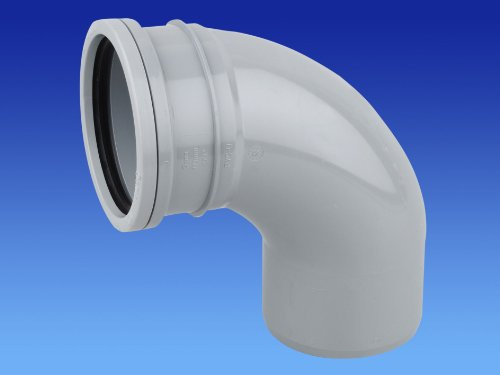 Wavin OSMA Ring Seal OSMASOIL 3S161 Grey 82MM S/S Bend 87.1/2 Degree