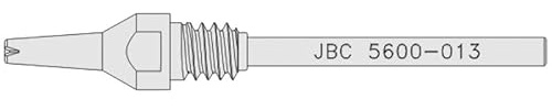 JBC Entlötspitze Serie C560, C560013/Ø 1,0 mm, 2,7 mm, Padcleaning C560013 (Entlötkartusche Entlötpatrone Entloetspitze Entloetkartusche Entloetpatrone 5600 DR5600 DR5650 Entlötdüse Entloetdüse)