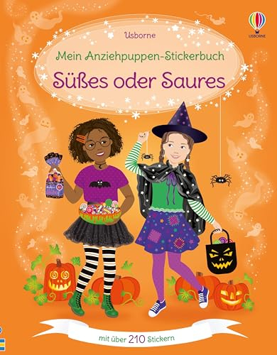Mein Anziehpuppen-Stickerbuch: Süßes oder Saures: Stickerheft mit über 210 Anzieh-Stickern – Stickervergnügen ab 5 Jahren