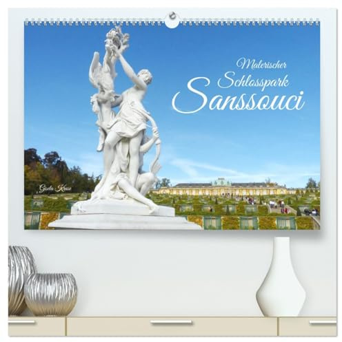 Malerischer Schlosspark Sanssouci (hochwertiger Premium Wandkalender 2026 DIN A2 quer), Kunstdruck in Hochglanz: Eine traumhafte Parkanlage, die auf Friedrich den Großen zurückgeht (CALVENDO Orte)