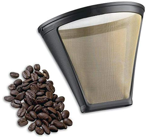 Cuisinart GTF-4 Gold Tone Filter for Cuisinart 4-Cup Coffeemakers, Gold/Black
