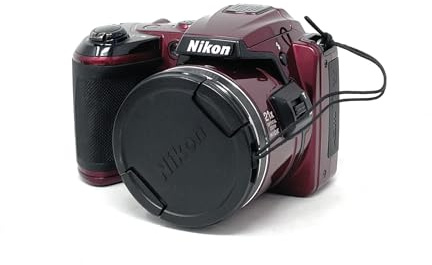 Nikon Coolpix L120 Digitalkamera (14 Megapixel, 21-fach opt. Zoom, 7,5 cm (3 Zoll) Display, HD Video, bildstabilisiert) rot