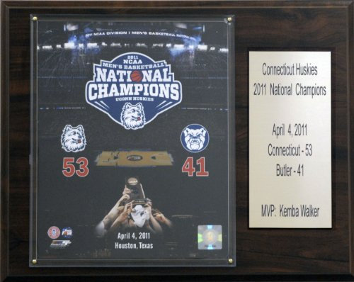 C&I Collectables NCAA Basketball Connecticut Huskies 2011 Champions Plaque