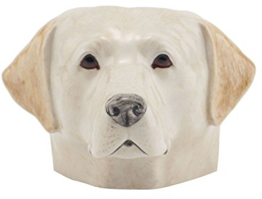 Coquetier en céramique Motif Labrador visage-OR