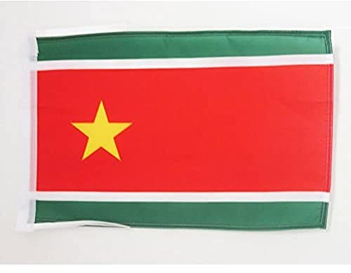 AZ FLAG - Drapeau Guadeloupe indépendant - 45x30 cm - Pavillon Guadeloupéen Indépendantiste 100% Polyester Avec Deux Cordelettes - 20g