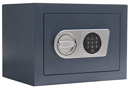Profirst Wertschutzschrank EN0 Trema 26 Elektronikschloss Feuerfalz Anthrazit BxH 37x27cm herausnehmbarer Fachboden inkl. Befestigungsmaterial