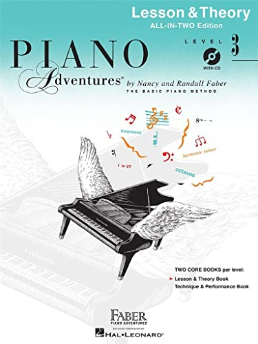 Piano Adventures All-In-Two Level 3 Lesson/Th +CD: Lesson & Theory - Anglicised Edition