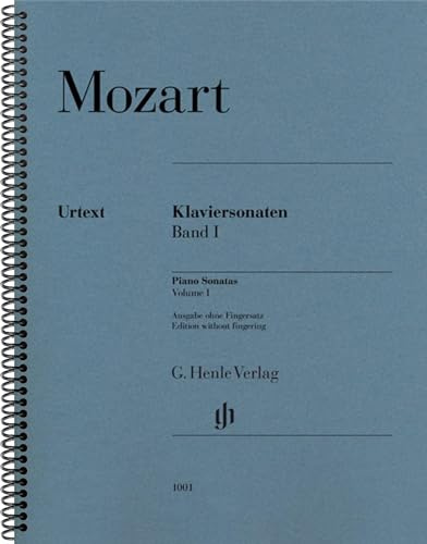 Klaviersonaten 1 br. Piano Sonatas Vol 1 by W.A. Mozart