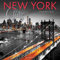 Graphique 2023 New York Glitzer Wandkalender | 30,5 x 30,5 cm | dickes Papier | Home & Office Organizer | großes Monatsraster | 3 Sprachen & markierte Feiertage | 4 Monate Vorschau Seite für 2024