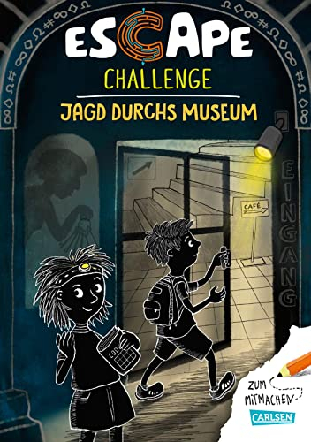Escape-Buch für Grundschulkinder: Escape Challenge: Jagd durchs Museum: Gruseliger Rätselkrimi für junge Detektive ab 8 Jahren mit mehrfach spielbaren Logikrätseln