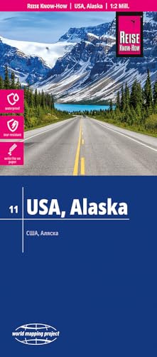 Reise Know-How Landkarte USA 11, Alaska (1:2.000.000): reiß- und wasserfest (world mapping project)