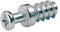 Hettich 74688 VB 35/36 Einschraubdübel+Direktgewinde, Bohr ø5, Spannmaß 6.7, 200 Stück