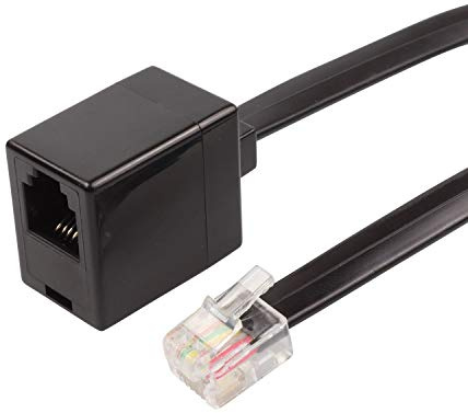S/CONN maximum connectivity ISDN Telefonkabel RJ12 6/6 Stecker/Kupplung 1:1 Verdrahtung, Kupfer, vergoldet, 3m