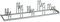 Alberts 774394 Fahrradständer Ville | feuerverzinkt | 1050 x 446 x 370 mm | Bügel-Ø 16 mm | Anzahl Einstellplätze 3