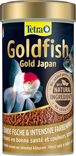 Tetra Goldfish Gold Japan - Mangime di alta qualità in mini stick per pesci rossi giapponesi e altri pesci rossi esotici, lattina da 250 ml