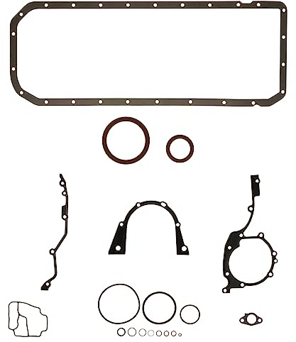 AJUSA 54054500 Dichtungssatz Kurbelgehäuse 11111730251 11119064460 | 54054500 Kompatibel mit 3 (E36),3 Coupe (E36),5 (E34),5 Touring (E34)