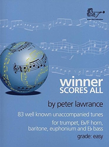 Peter Lawrence: Winner Scores All - TC Brass. Für Euphonium, Horn, Blechbläser, Trompete, Oberstimmen-Instrumente, Baritonhorn